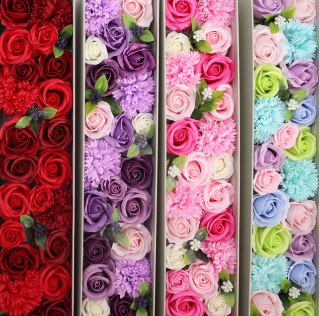 Soap Flower Gift Boxes - Extra Longa