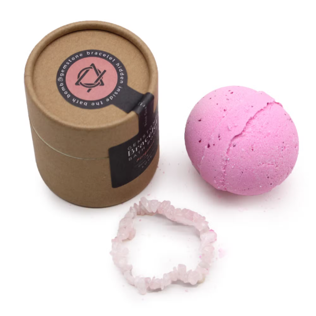 Bath Bomb com Pulseira de Cristal