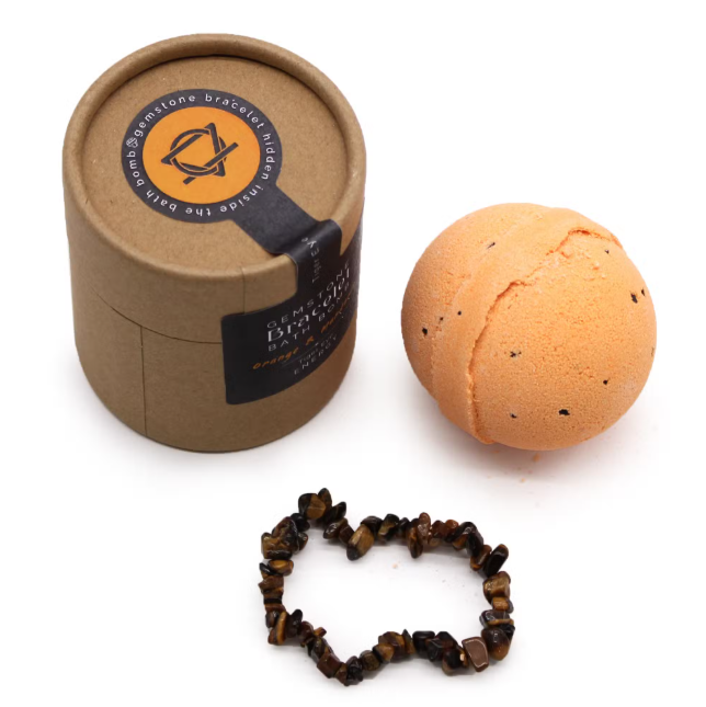 Bath Bomb com Pulseira de Cristal