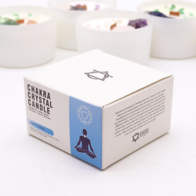 Vela Chakra Crystal – Equilíbrio & Energia Interior