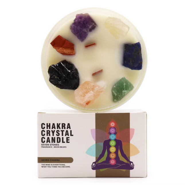 Vela Chakra Crystal – Equilíbrio & Energia Interior