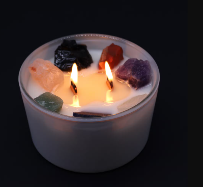 Vela Chakra Crystal – Equilíbrio & Energia Interior