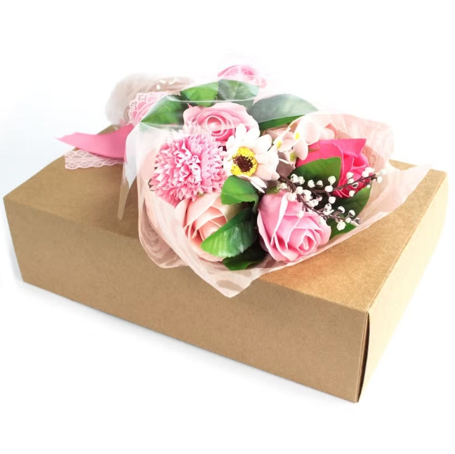 Bouquet de Flores de Sabonete em Caixa
